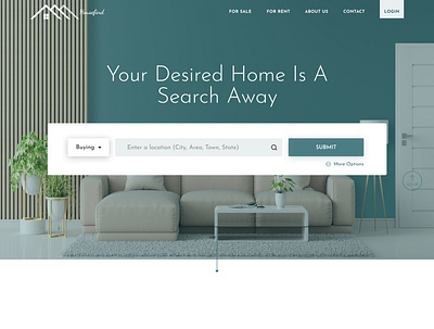 Housefind Project design figma homepage ui website