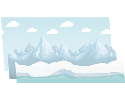 Parallax Mountains (Snowy)