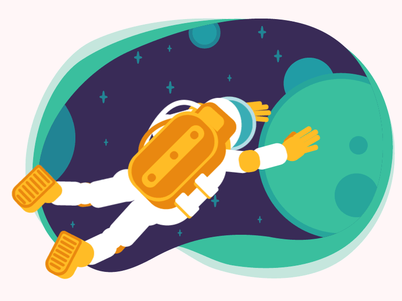 Astronaut - V1 animated astronaut gif space vector