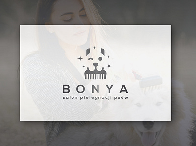 Bonya design minimal minimalist logo negative vector