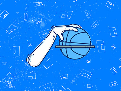 Olympic Cuntdown: Basketball basketball design dribbble first shot hello icon illustration invitation play shot thank you vector