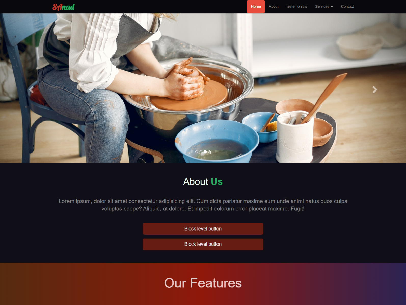 Complete Responsive Web Design | Bootstrap By Ahmed On Dribbble