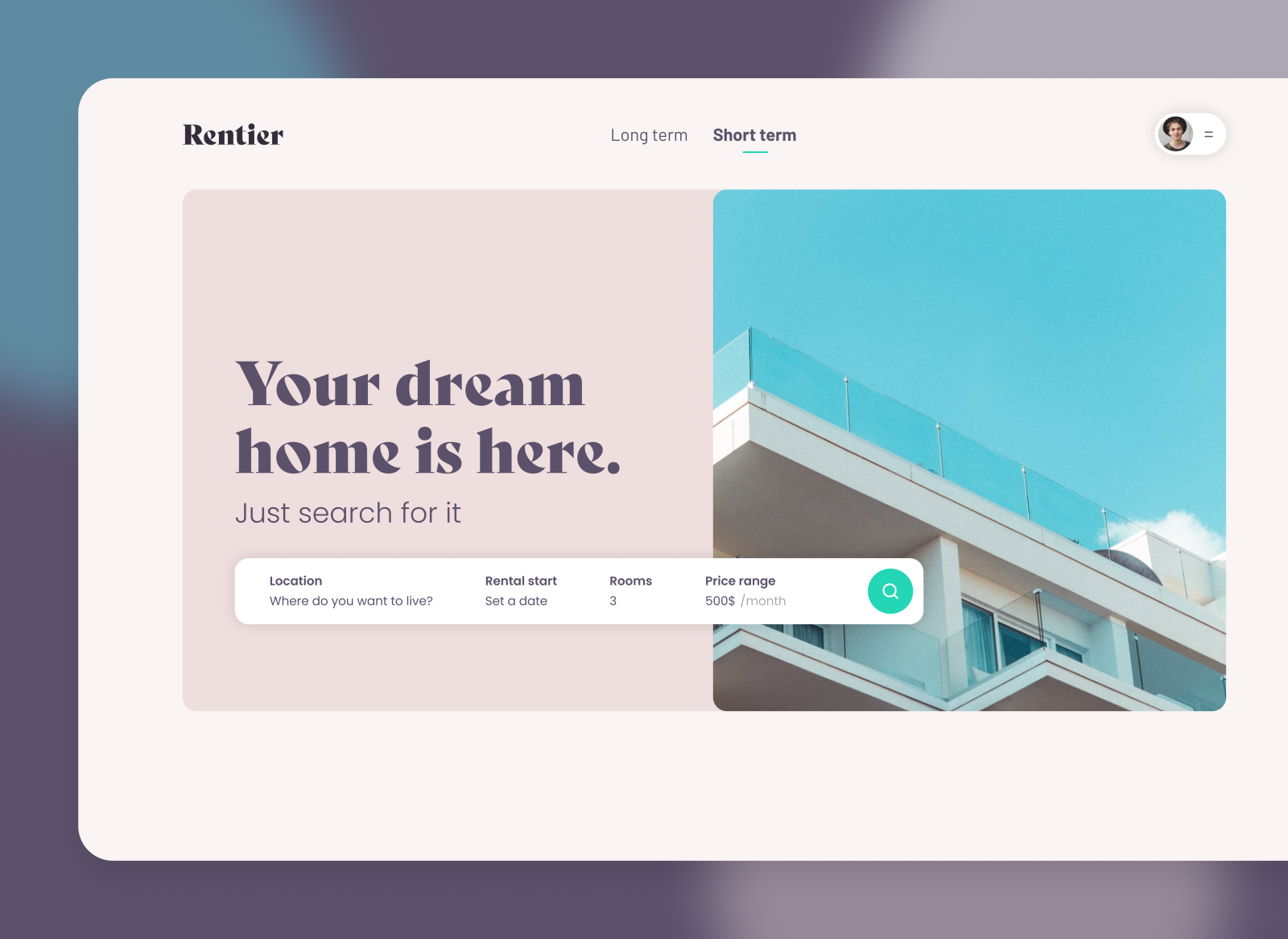 Rentier - platform for apartment rentals by Angry Nerds on Dribbble