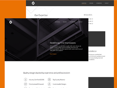 Vertical Solutions Wireframes clean concept modern service web web design web design wireframe