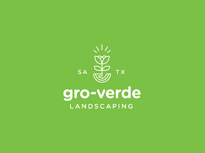 Gro-Verde Landscaping Logo Design