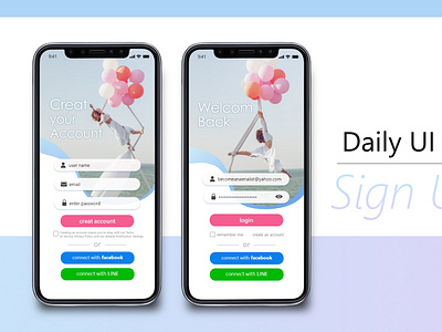 DailyUI #01 Sign up Page