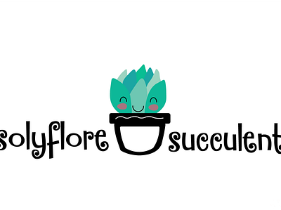 solyflore succulentente funny logo logo