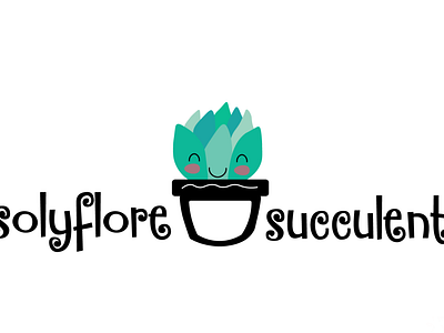 solyflore succulentente funny logo