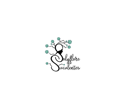 solyflore succulentes nature logo logo