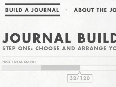 Journal Builder bound custom futura grey box journals kickstarter mockup web