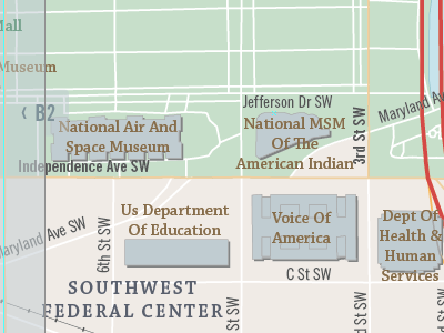 Cartographizing air and space museum bound chaparral dc maps washington