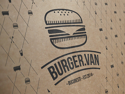 BurgerVan Bucharest Branding branding burger foodtruck hamburger logo