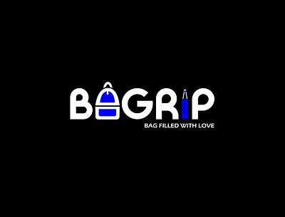 Bagrip logo (A bag manufacture brand) brand brand identity branding designlogo graphicdesign graphicdesigner graphics illustrator logo logodesign logoideas logotips logotype logotype design