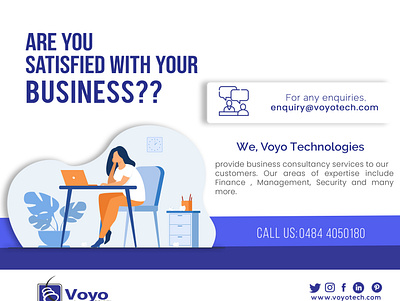 BUSINESS CONSULTANCY branding design graphic design latest technologies leading company in kerala social outreach with technology voyotechnologies