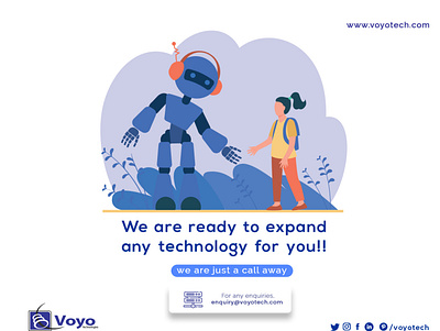 Expanding Technologies for Building New Solutions branding design graphic design it companies in kochi latest technologies leading company in kerala social outreach with technology ui voyotechnologies