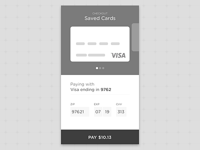 Daily UI #002 - Credit Card Checkout