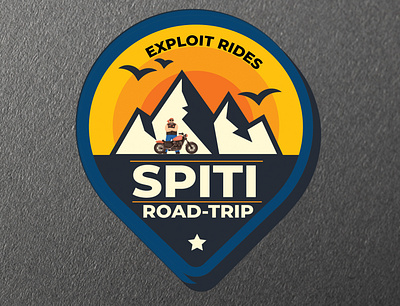 Exploit rides SPITI TRIP animation branding design graphic design icon illustration illustrator logo typography ux