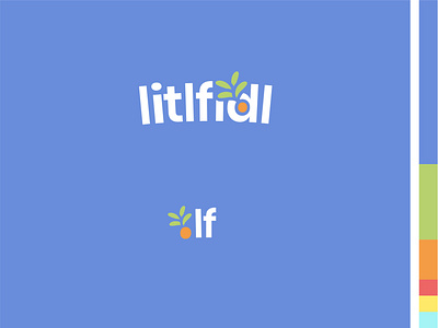 Litl Fidl children fiddle kids logo design logodesign logomark logomarks logos montessori plant school youtube channel