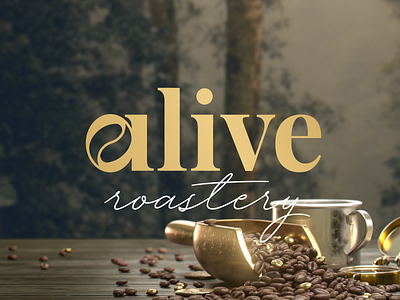 Alive Roastery - A coffee wrapped in legend branding illustration packaging design specialty coffee strategic planning