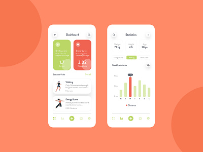 workout app app dashboard ui design ui ux