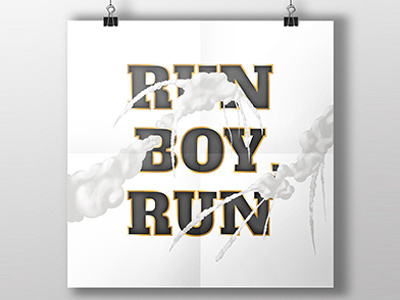 Run Boy, Run graphic design illustration letters music runboyrun typography woodkid