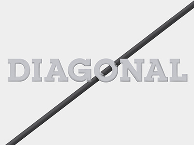 Diagonal diagonal illustration itclubalin lettering slab