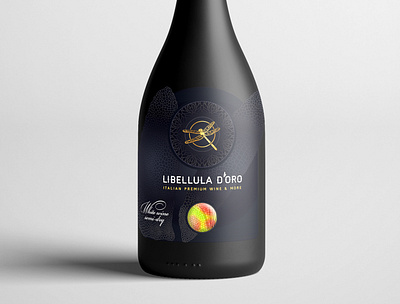 Wine brand "LIBELLULA d'ORO" design