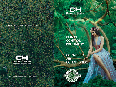 Design of cover for catalog C&H 2020 branding catalog creative design poligraphy