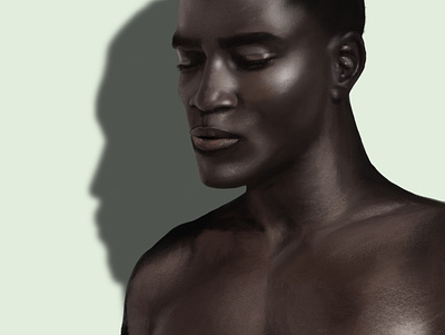 Remi illustration male portrait procreate