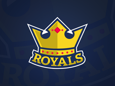 Royals Crown Logo basketball crown football hockey king logo mascot queen royal school sports team