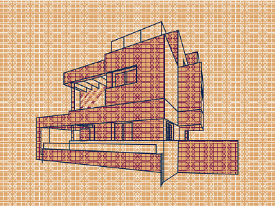 Crochet House adobe illustrator architecture architecture illustration art artist design form graphic design illustration illustration art pattern vector vector illustration