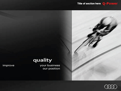 Audi Europe Brand Material branding graphics promotion video