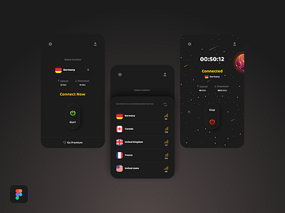 VPN Ui Design