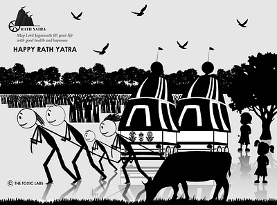 Rath Yatra design graphicdesign illustration photoshop poster design rathyatra socialmedia ui ux