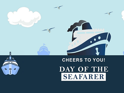 Day of the seafarer branding design graphicdesign illustration photoshop poster design socialmedia ui ux vector