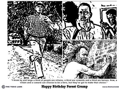 Happy Birthday Forest Grump design graphicdesign illustration photoshop poster design socialmedia ui ux vector