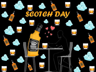 Scotch Day design graphicdesign illustration photoshop poster design ui ux