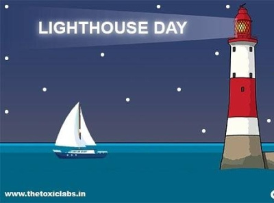 LightHouse Day design graphicdesign illustration photoshop poster design socialmedia ui ux vector