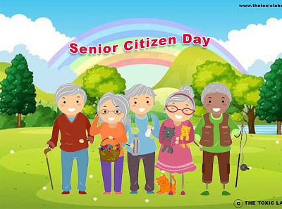 Senior Citizen Day design graphicdesign illustration photoshop poster design socialmedia ui ux vector