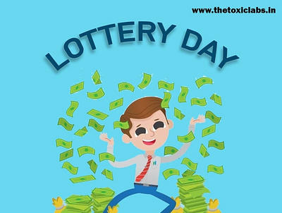 Lottery Day design graphicdesign illustration photoshop poster design socialmedia ui ux vector