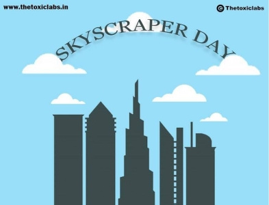 Skyscraper Day design graphicdesign illustration photoshop poster design socialmedia ui ux vector