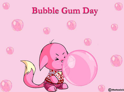 Bubble Gum Day 🍬🍬 design graphicdesign illustration photoshop poster design socialmedia ui ux vector