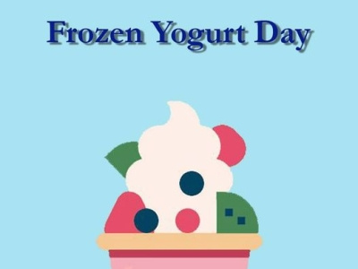 Frozen Yogurt Day 🧁🧁 design graphicdesign illustration photoshop poster design socialmedia ui ux vector