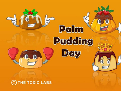 Plam pudding Day 😋 😍 design graphicdesign illustration photoshop poster design socialmedia ui ux vector