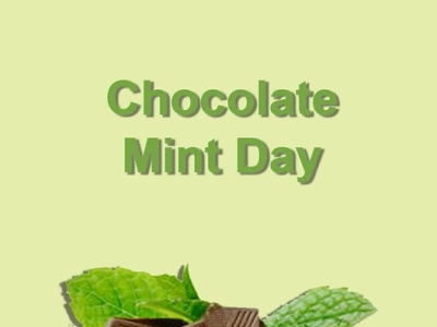 Chocolate Mint Day 🍫 design graphicdesign illustration photoshop poster design socialmedia ui ux
