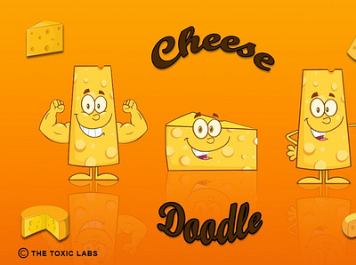 Cheese Doodle 😊 design graphicdesign illustration photoshop poster design socialmedia ui ux