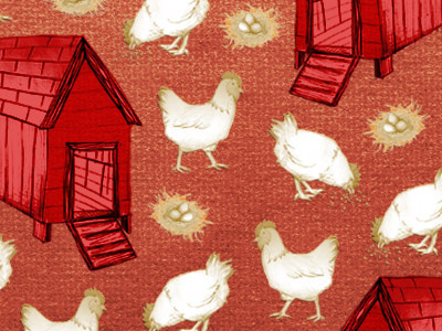 Chicken pattern chickens drawing farm pattern photoshop