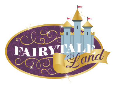 Fairytale Land Logo childrens museum fairytale logo graphic design kids design logo logo design princess logo