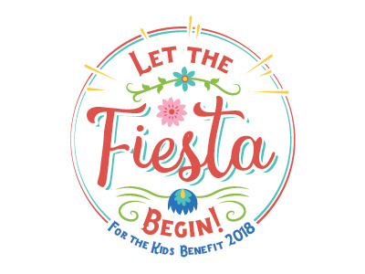 Fundraiser Event logo concept 3 benefit cinco de mayo fiesta floral fundraiser logo mexican