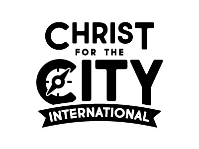 Christ for the City logo christ city compass international logo logotype missions